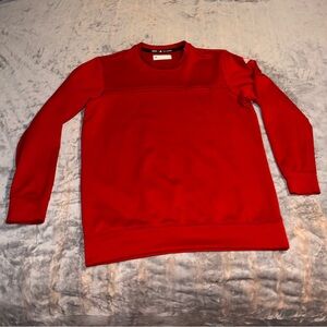 Adidas Vibrant Team Red Men's Crew Neck Long Sleeve
